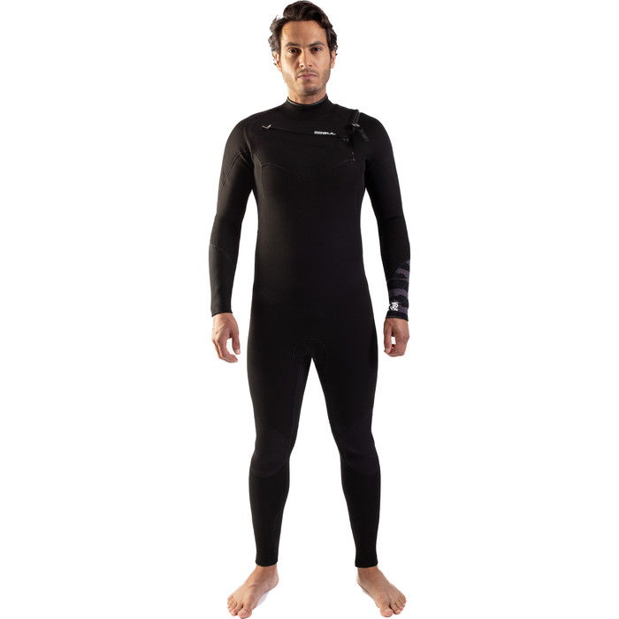 2024 Gul Mens Response FX 5/4mm GBS Chest Zip Wetsuit RE1242-C1 - Black / Contour Camo