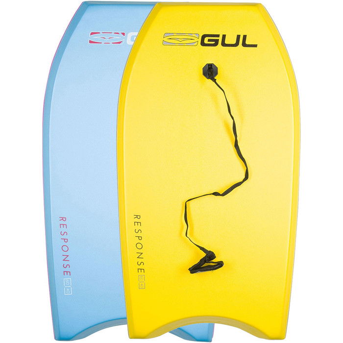 2022 Gul Response Junior Bodyboard Twin Pack - 2 Junior - Light Blue & Yellow