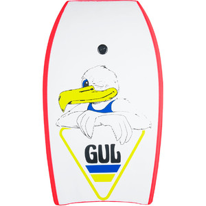 2022 Gul Seaspray Kids 33 Bodyboard & Power Boot Bundle - Rot