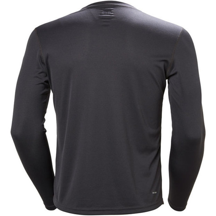 2024 Helly Hansen Tech Crew Long Sleeve Base Layer Ebony 48364