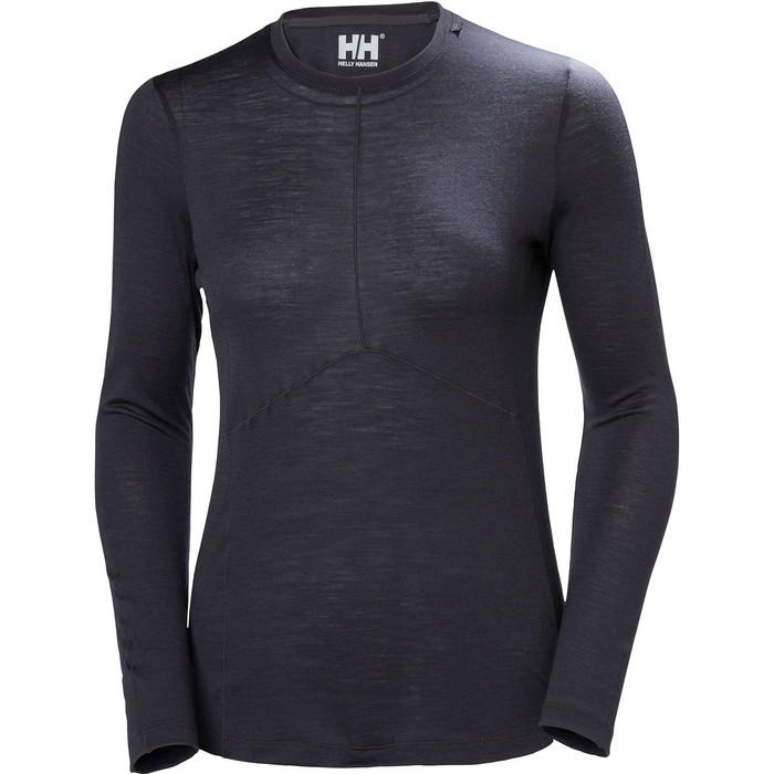 2021 Helly Hansen Light Langarm Top Ebenholz 48366