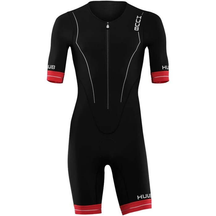 Huub Mnner Race Black 2024 Langstrecken-Tri-Anzug RCLCS - / Red