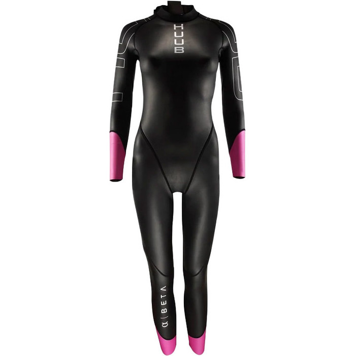 2022 Huub Womens Alpha-Beta Open Water Swimming Wetsuit ALPBP-W - Pink