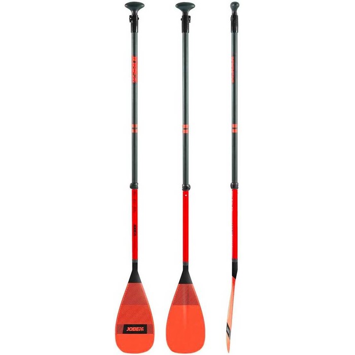 2024 Jobe Fiberglass 3-Piece SUP Paddle 486721006 - Orange