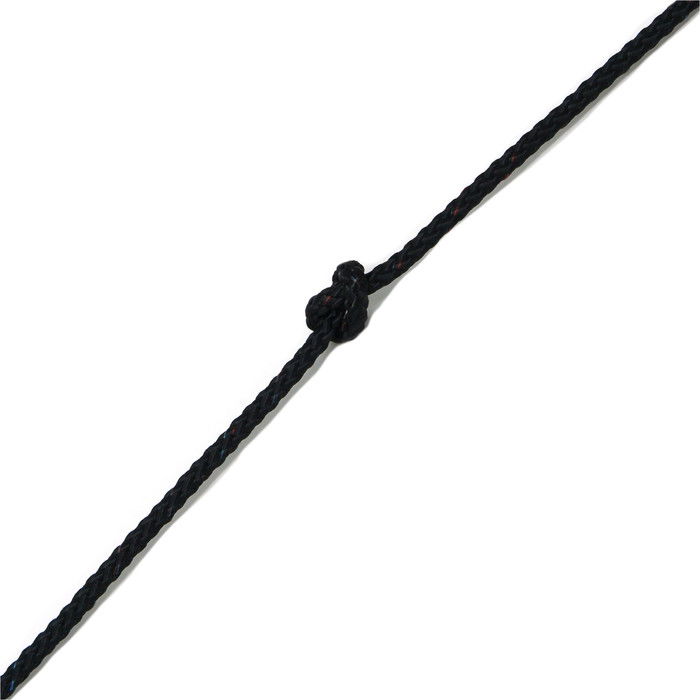 Kingfisher Evolution 8 Plait Pre-Stretched Dinghy Rope Black PS0X2 - Price per metre.