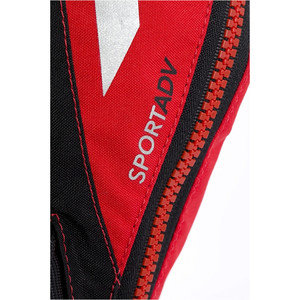 2020 Kru Sport 170N Auto Lifejacket with Harness Red LIF7341