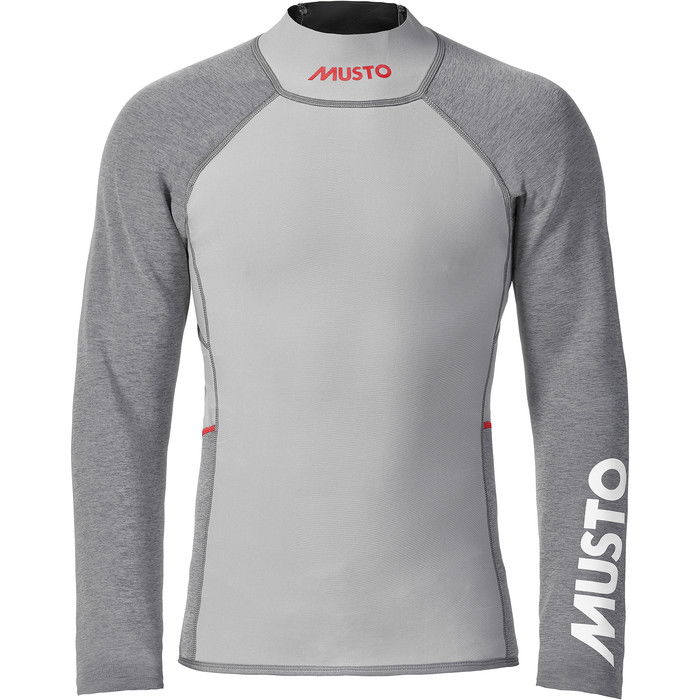 2024 Musto Mens Flexlite Vapour 1.0 Long Sleeve Wetsuit Top 82068 - Grey Marl