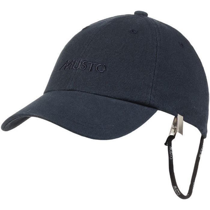 Musto Evolution JUNIOR Self Fabric Peak Cap in True Navy AE0200JUN