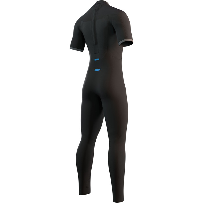 2024 Mystic Mens Brand 3/2mm Short Sleeve Back Zip Wetsuit 210314 - Black