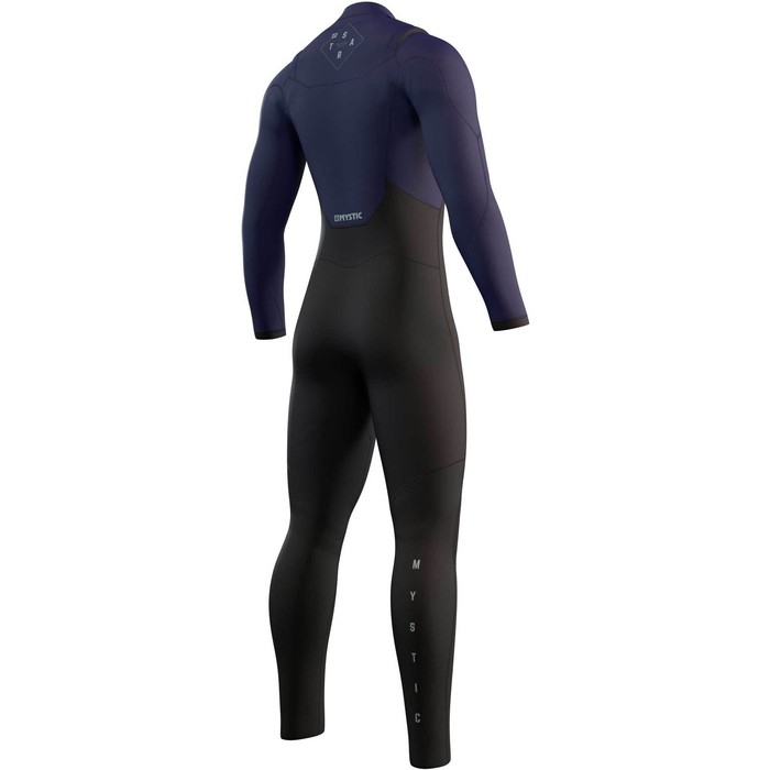 2024 Mystic Mens Star 5/3mm Double Chest Zip Wetsuit 35000.210305 - Night Blue