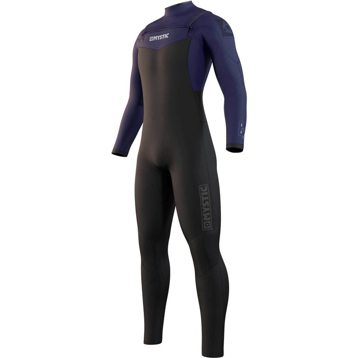 2024 Mystic Mens Star 5/3mm Double Chest Zip Wetsuit 35000.210305 - Night Blue