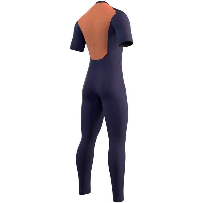 2024 Mystic Mens Star 3/2mm Short Arm Back Zip Wetsuit 21033 - Black