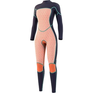 2021 Mystic Womens Diva 5/3mm Chest Zip Wetsuit 210075 - Night Blue