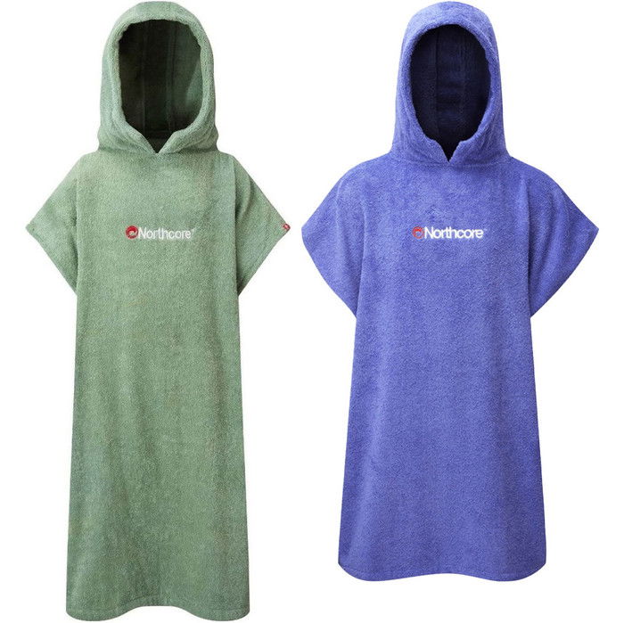 2024 Northcore Kinder Beach Basha Double Poncho Bundle NOCO24D - Grn / Blue