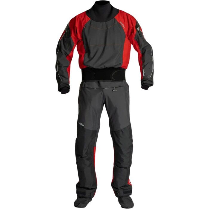 2024 Nookie Fusion Latex Drysuit DR51 - Black / Red