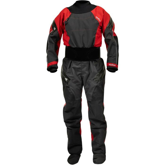 2024 Nookie Frauen Fusion Latex Drysuit DR61 - Black / Red