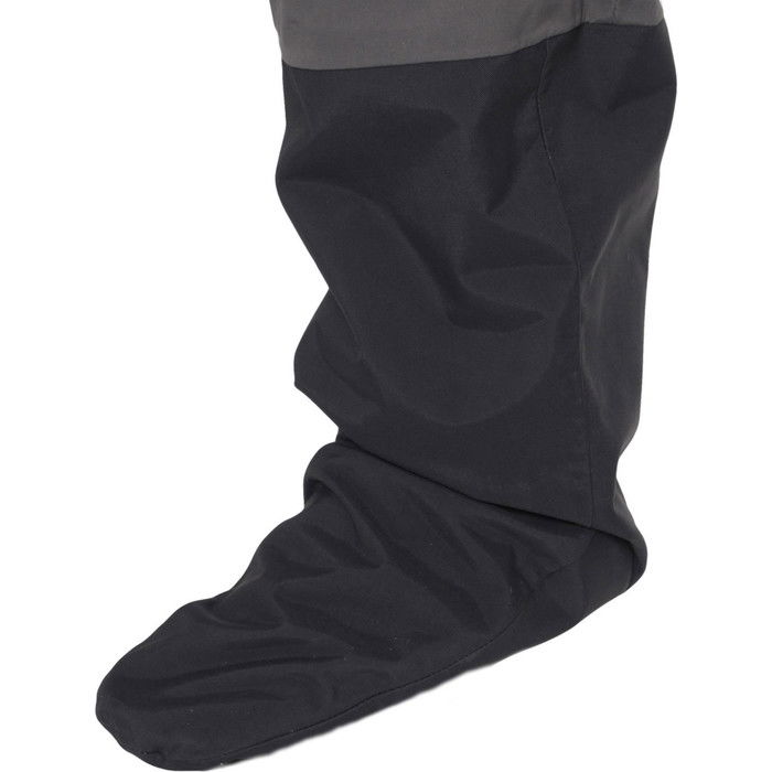 2024 Nookie Evolution Dry Trousers With Fabric Socks TR30 - Charcoal Grey / Shadow Black