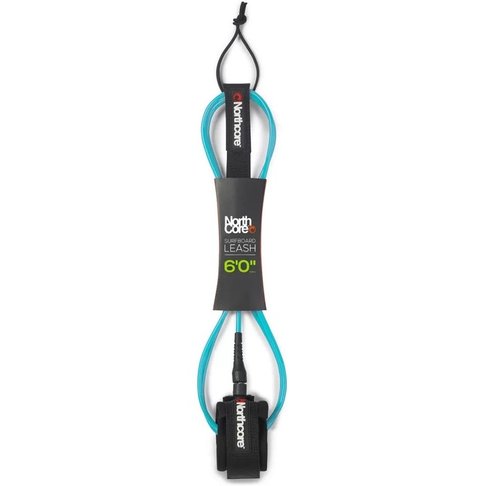 2024 Northcore 6mm Surfboard Leash 6FT NOCO57 - turquoise