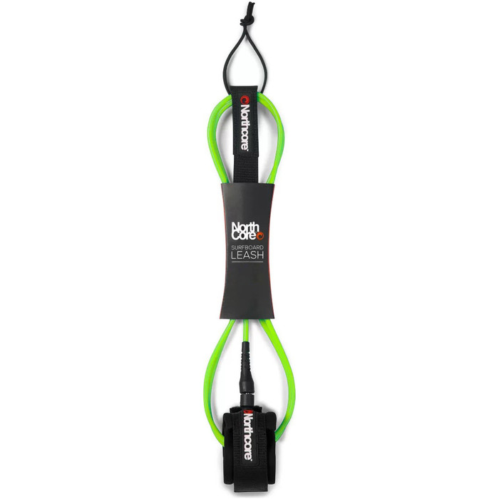 2024 Northcore 7FT Surfboard Leash NOCO55G - Green