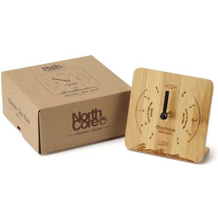 2024 Northcore Desk Top Bamboo Tide Clock NOCO88