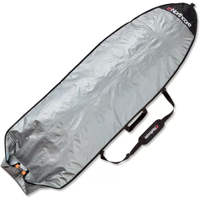 2024 Northcore Roll Top 5mm Adjustable 5'4-7'2 Board Bag - Grey