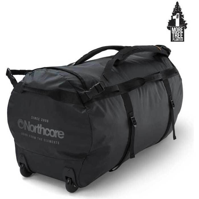 2024 Northcore Wheeled Duffle Bag 110L NOCO123D - Black / Grey