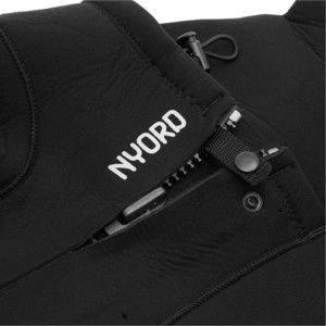 2024 Nyord Mens Furno Warmth 4/3mm Chest Zip GBS Wetsuit FWM43001 - Black