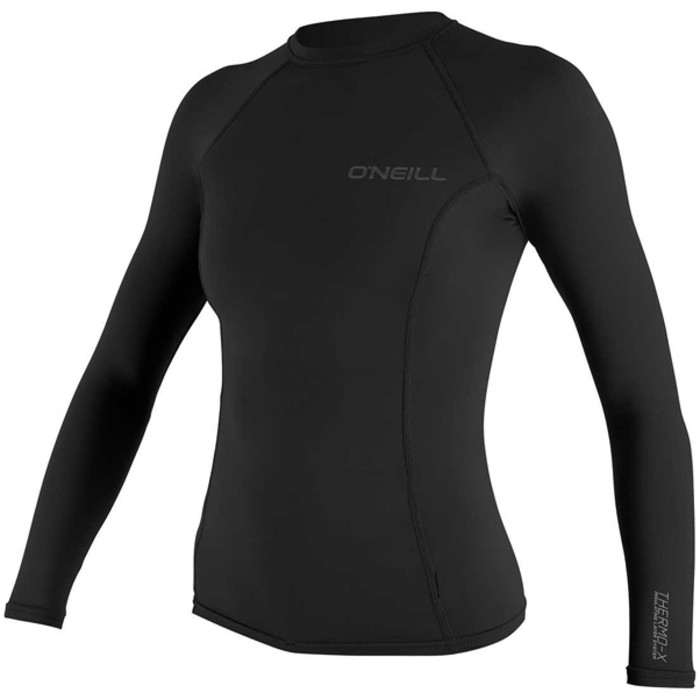 2024 O'Neill Womens Thermo-X Long Sleeve Top 5025 - Black