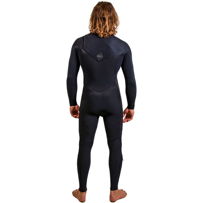 2024 O'Neill Mens HyperFreak 3/2+mm Chest Zip GBS Wetsuit 5343 - Black