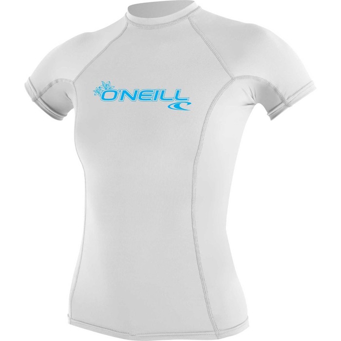 2024 O'neill Damen Basic Skins Crew Rash Vest 3548 - Wei