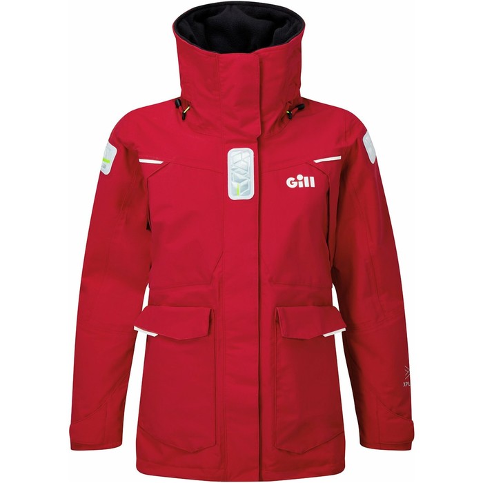 2024 Gill OS2 Offshore-Segeljacke Fr Os25jw Os2 Rot