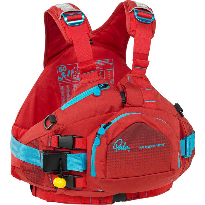 2024 Palm Extrem 50N PFD Buoyancy Aid 12371 - Flame / Chilli