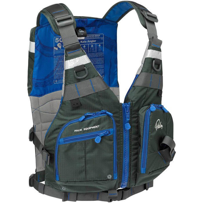 2024 Palm Kola Angler Kajak Pfd 12716 - Jet Grey