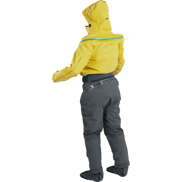 2024 Palm Womens Bora Touring Kayak Drysuit Yellow / Jet Grey 12383