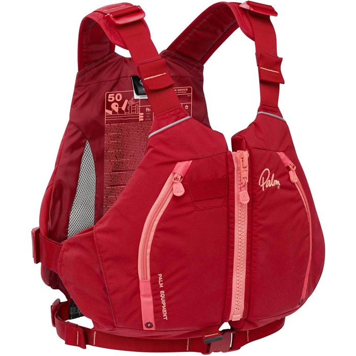 2024 Palm Womens Peyto Touring Kayak PFD 12640 - Chilli