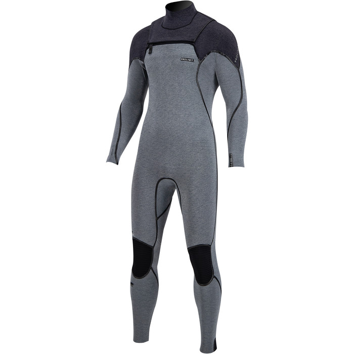 2020 Prolimit Mens Mercury 5/3mm TR Free Zip Wetsuit 14035 - Grey / Black