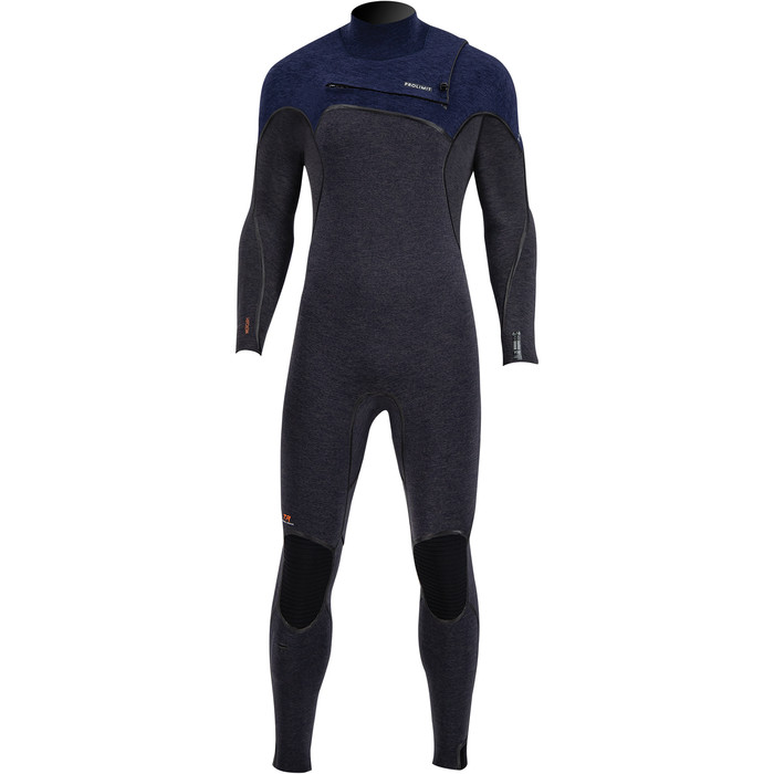 2020 Prolimit Mens Mercury 6/4mm TR Free-X Zip Wetsuit 14010 - Black /Blue