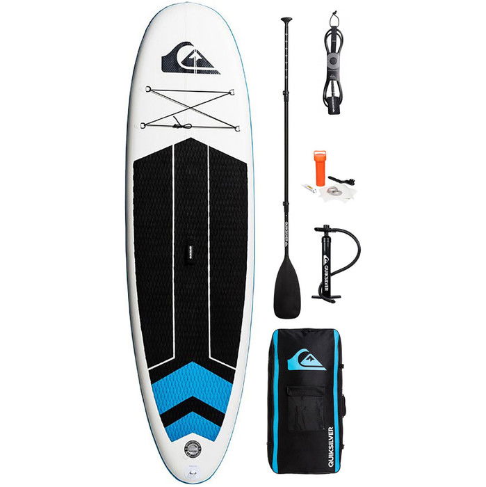 Quiksilver Isup 10'6x32 "aufblasbares Stand Up Paddle Board Inkl. Pumpe, Paddle, Tasche & Leine Eglisqs106