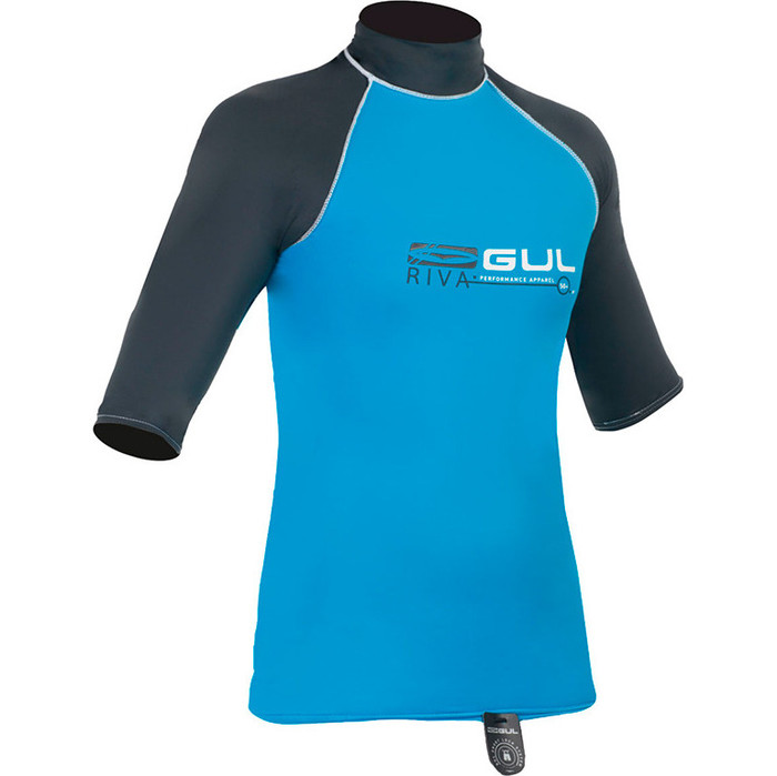  2015 Gul Riva Kurzrmlig Rash Vest in BLAU / GRAU RG0336