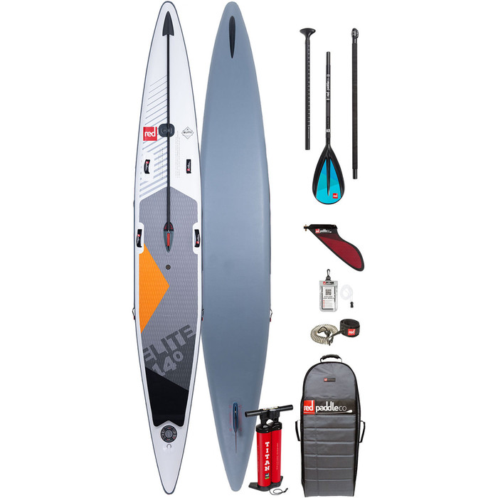 2020 Red Paddle Co Elite MSL 14'0 "x 27" Aufblasbares Stand Up Paddle Board - Paddelpaket Aus Aluminium