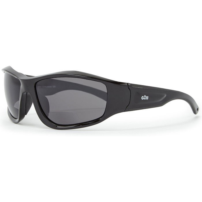 2024 Gill Race Vision Bifokale Sonnenbrille Schwarz / Smoke Rs28