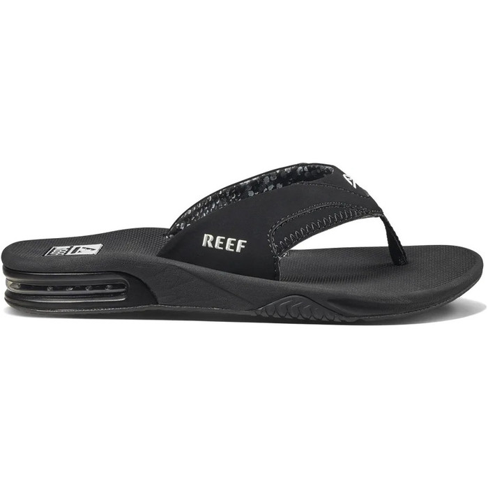 2024  Reef Womens Fanning Flip Flops RF001626 - Black