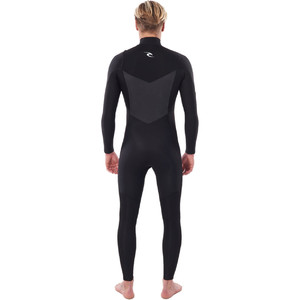 2023 Rip Curl Mens Dawn Patrol Warmth 4/3mm Chest Zip Wetsuit Black WSM9CM