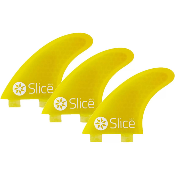 2024 Slice Ultraleicht Hex Kern S5 Fcs Compatible Surfboard Fins Sli-02 - Gelb