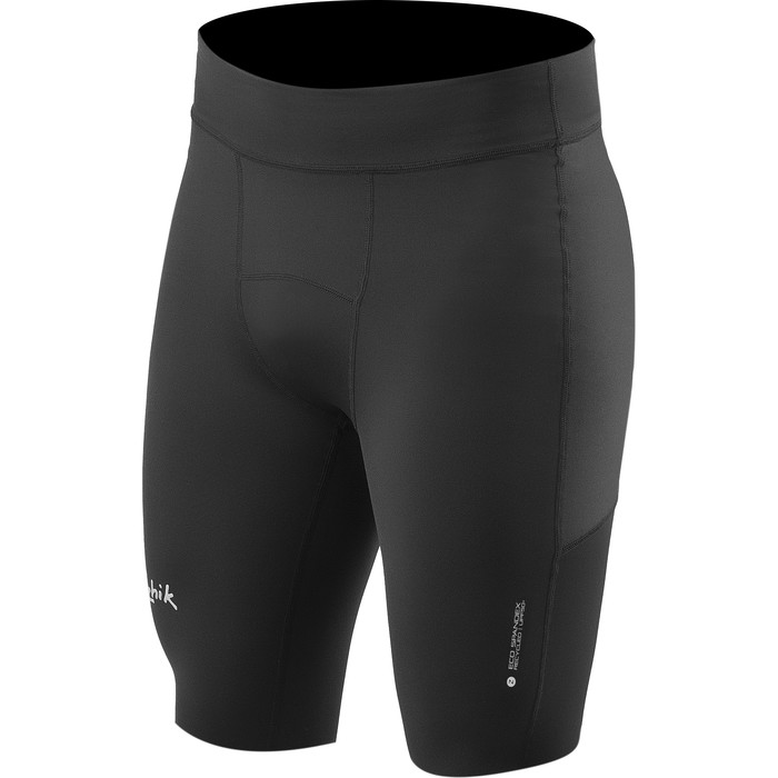 2024 Zhik Mens Eco Spandex UPF50+ Shorts SRT-0063-M-BLK - Black