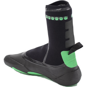 2024 Solite Custom 2.0 3mm Wetsuit Boots 21004 - Green / Black