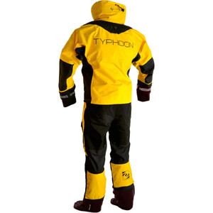 2019 Typhoon Ps330 Xtreme Kajak / Ocean Drysuit + Con Zip Gelb / Schwarz 100160