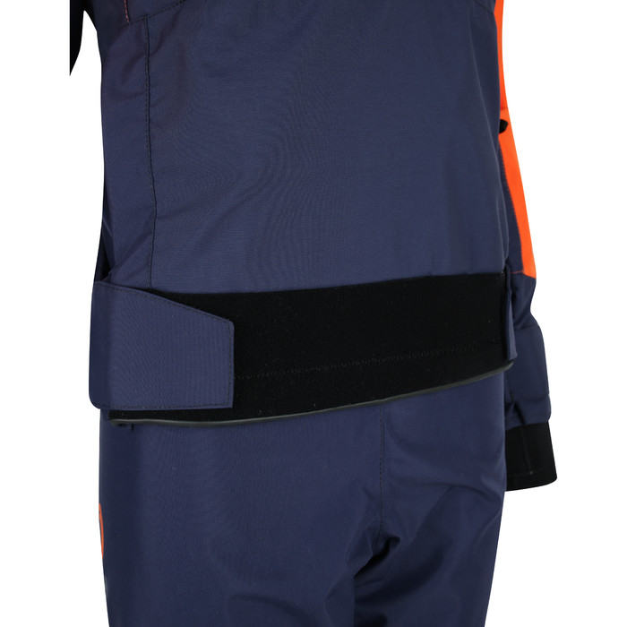 2024 Typhoon Frauen Hendra Hinge Zip Drysuit 100185 - Orange / Navy