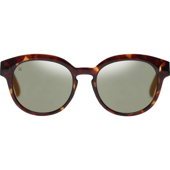 2021 US The Nathi Sunglasses 2604 - Gloss Tortoise Shell / Grey Gold Chrome Lenses