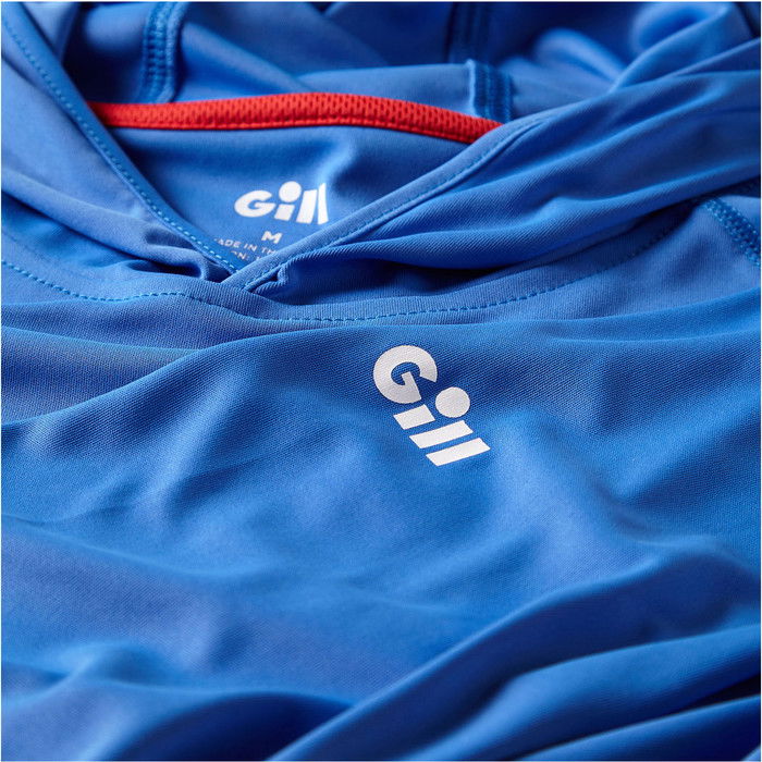 2024 Gill Herren Uv Tec Hoody Blau Uv016